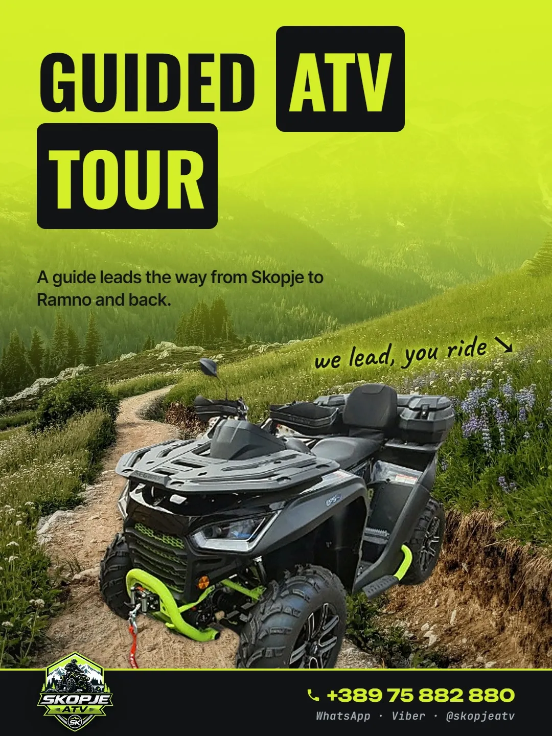 Skopje ATV Instagram post: Guided Tour