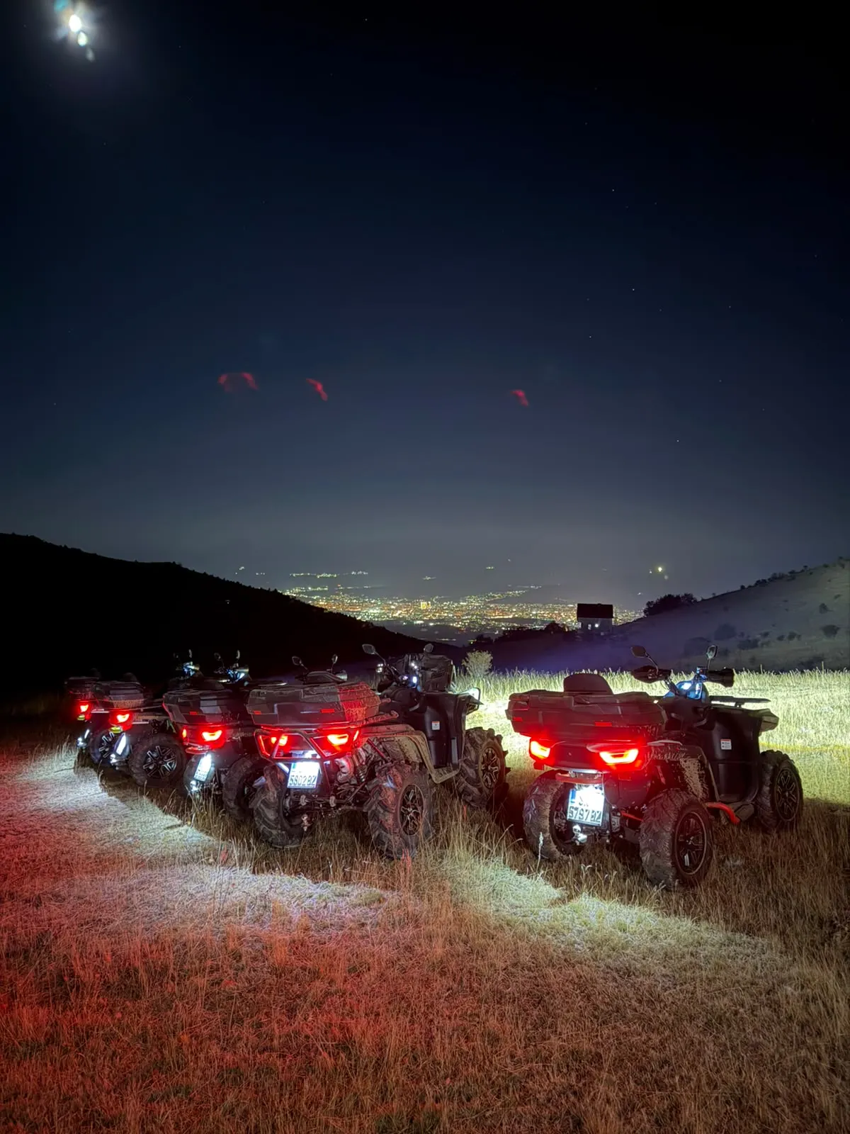 Atv tour skopje night convoy