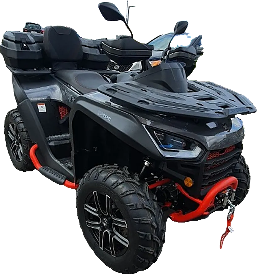 Skopje ATV quad bike with orange trim