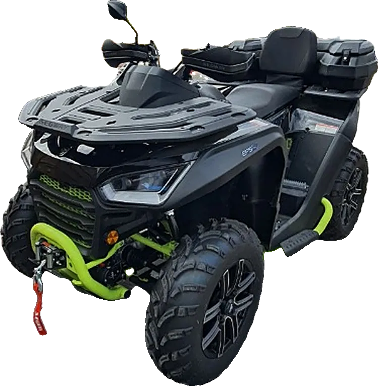 Skopje ATV quad bike with lime trim