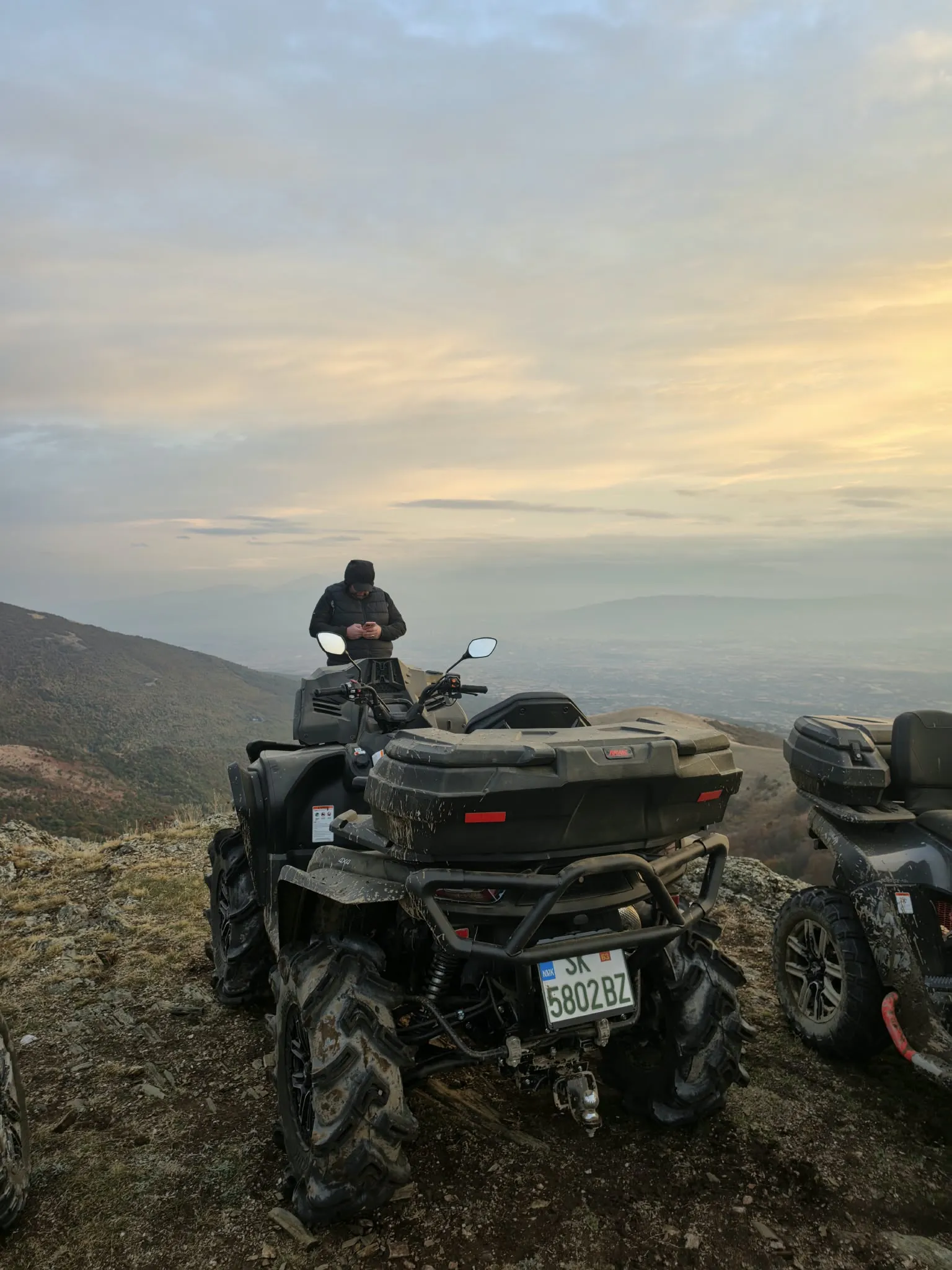 Guided atv tour riders